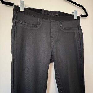 Helmut Lang Coated Grey Black Skinny Jeans 25